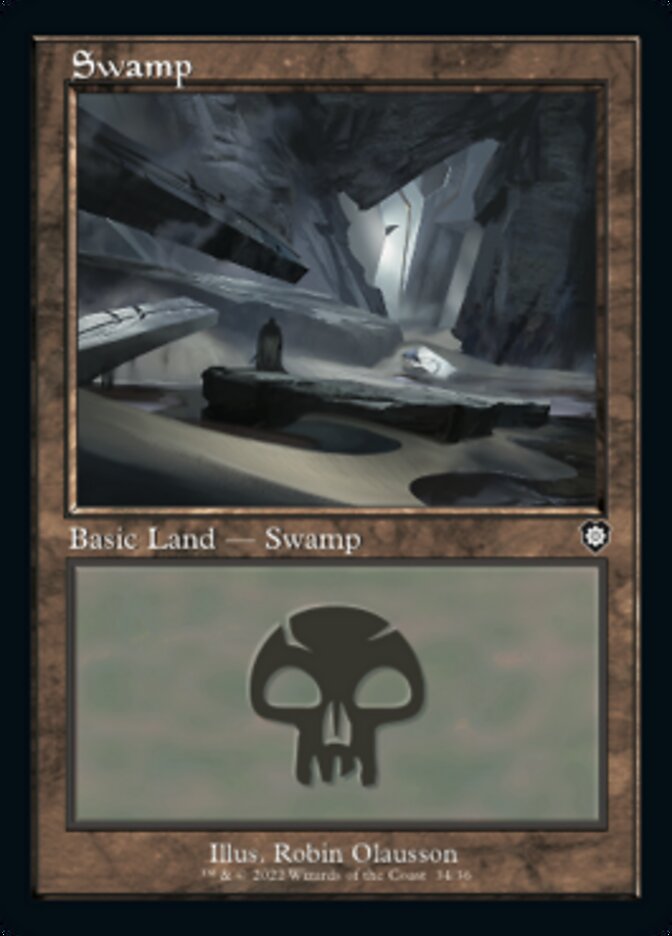 Swamp (034) (Retro) [The Brothers' War Commander] | Black Swamp Games