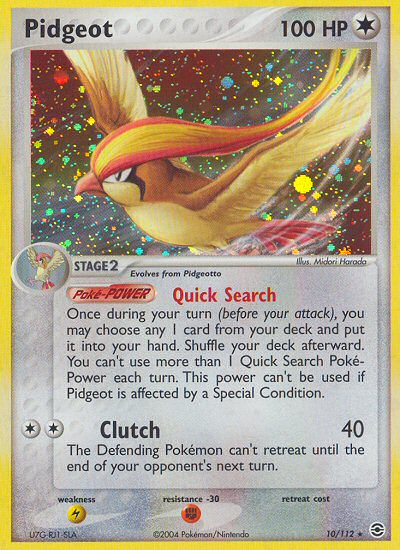 Pidgeot (10/112) [EX: FireRed & LeafGreen] | Black Swamp Games