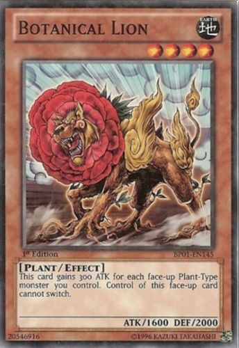 Botanical Lion [BP01-EN145] Starfoil Rare | Black Swamp Games