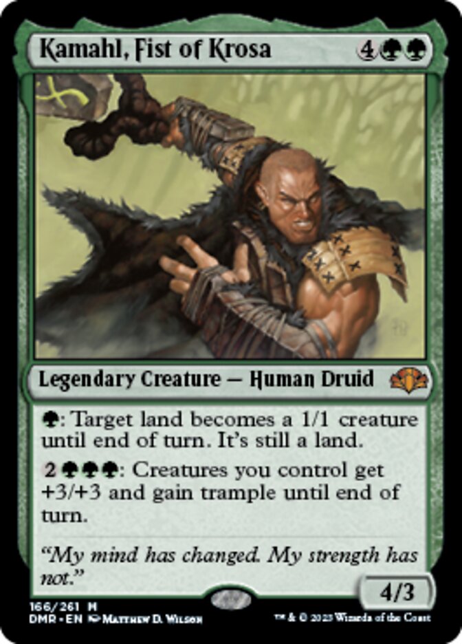 Kamahl, Fist of Krosa [Dominaria Remastered] | Black Swamp Games