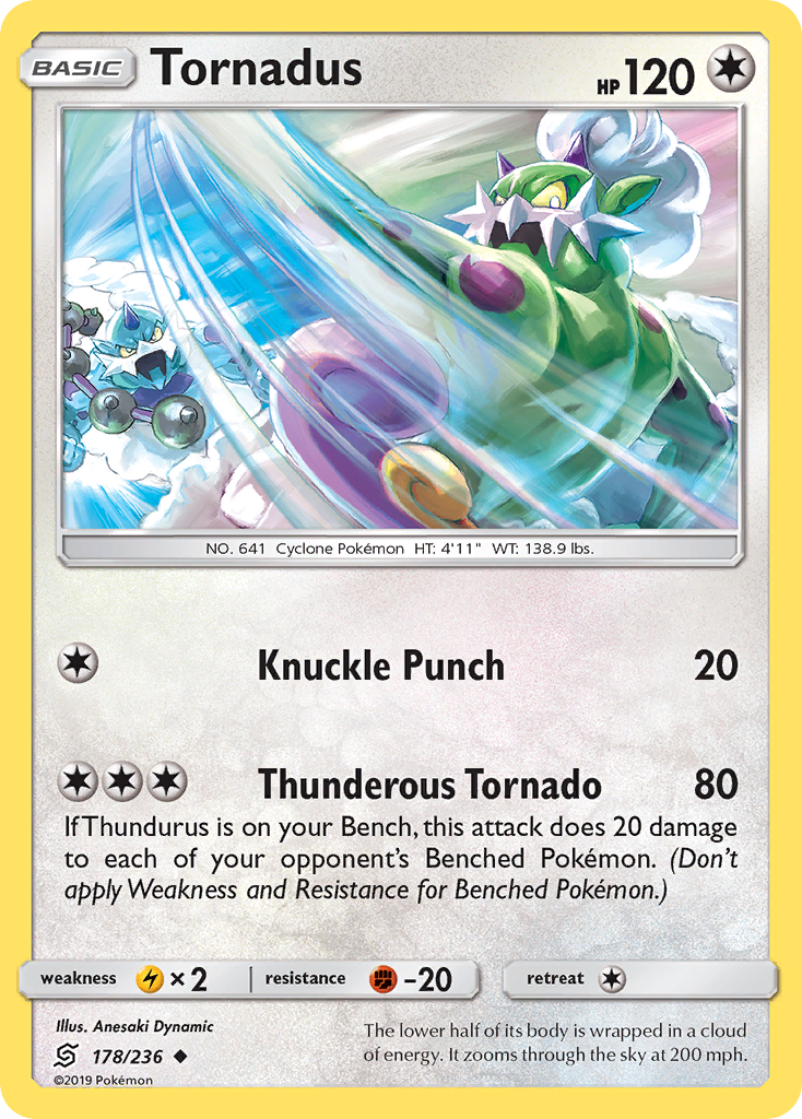 Tornadus (178/236) [Sun & Moon: Unified Minds] | Black Swamp Games