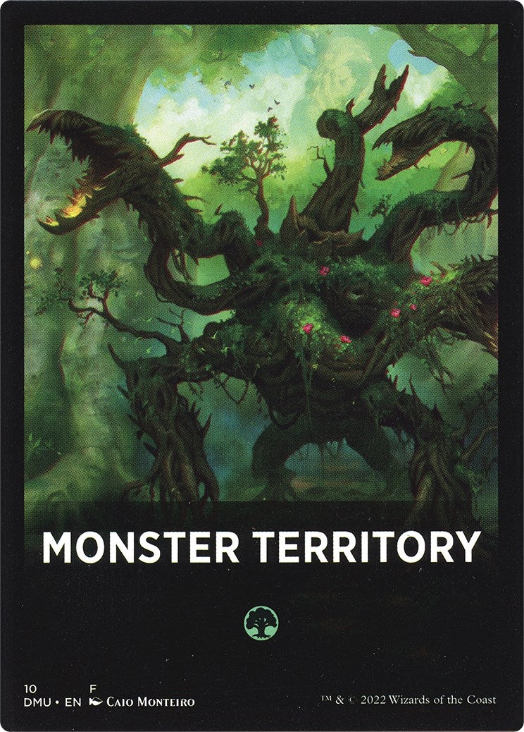 Monster Territory Theme Card [Dominaria United Tokens] | Black Swamp Games