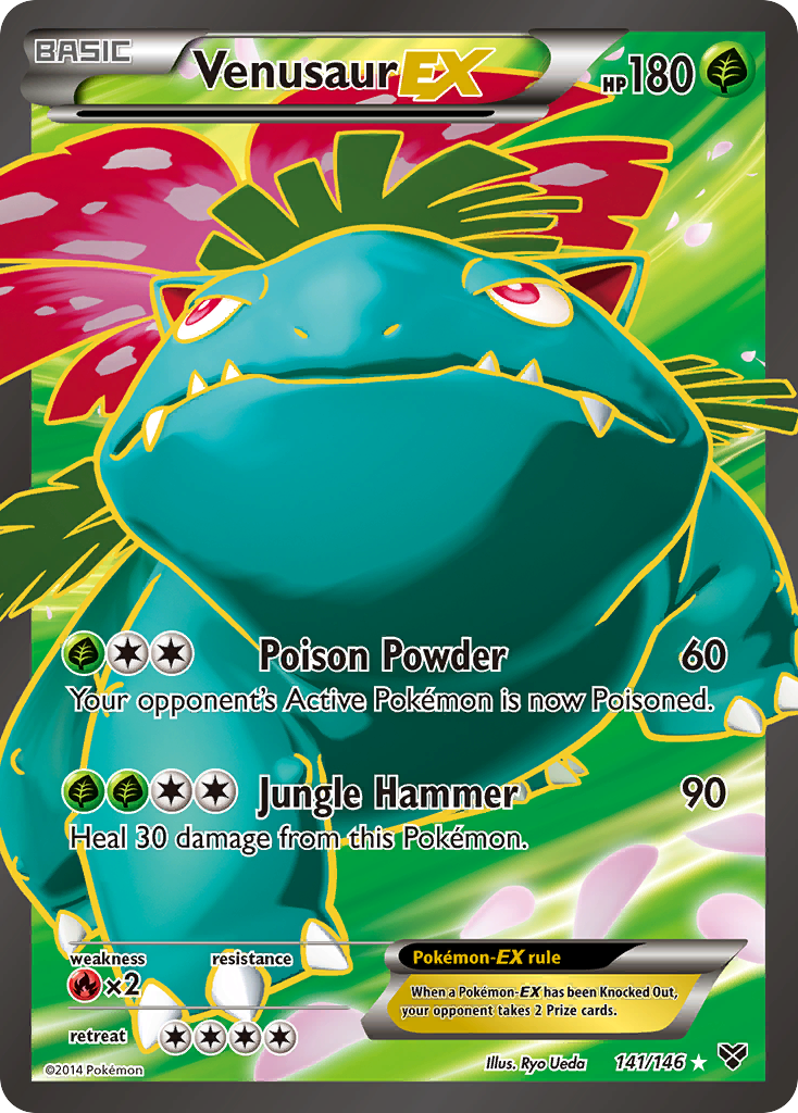 Venusaur EX (141/146) [XY: Base Set] | Black Swamp Games