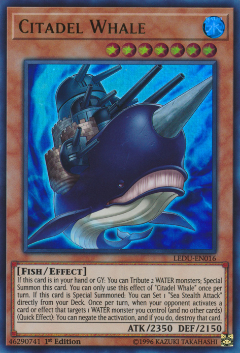 Citadel Whale [LEDU-EN016] Ultra Rare | Black Swamp Games