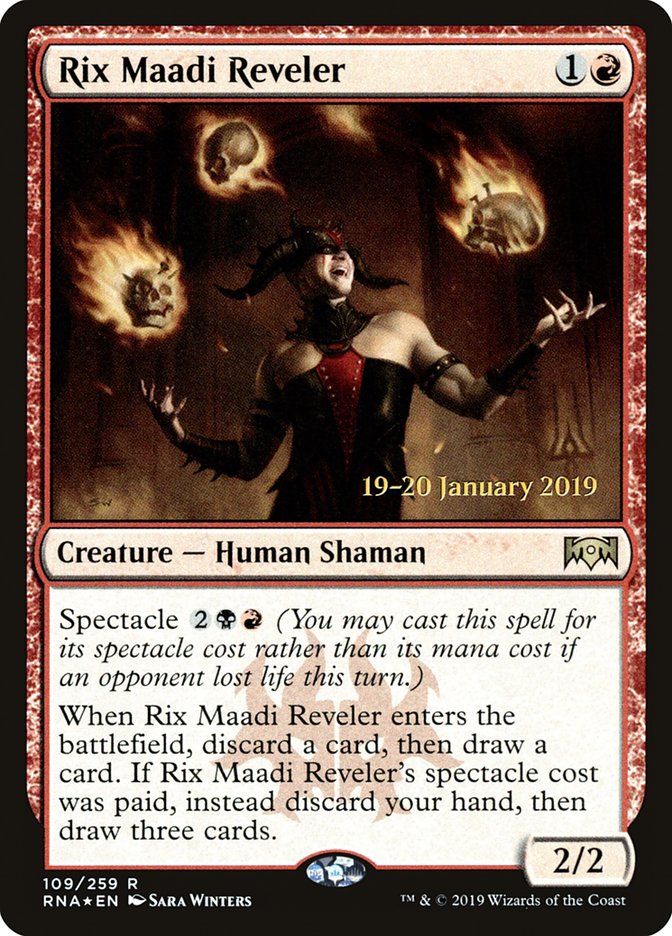 Rix Maadi Reveler [Ravnica Allegiance Prerelease Promos] | Black Swamp Games