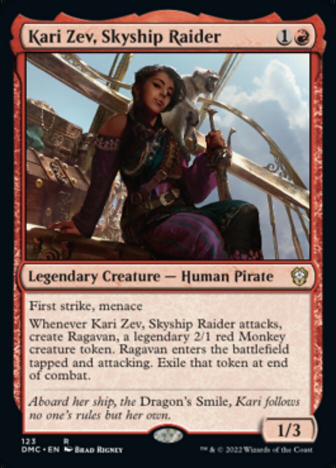 Kari Zev, Skyship Raider [Dominaria United Commander] | Black Swamp Games