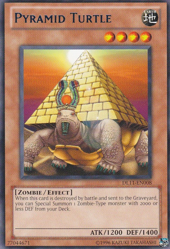 Pyramid Turtle (Blue) [DL11-EN008] Rare | Black Swamp Games