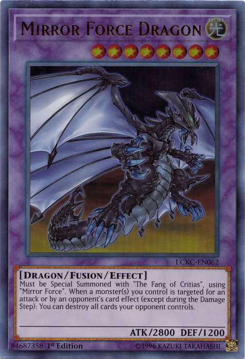 Mirror Force Dragon [LCKC-EN062] Ultra Rare | Black Swamp Games