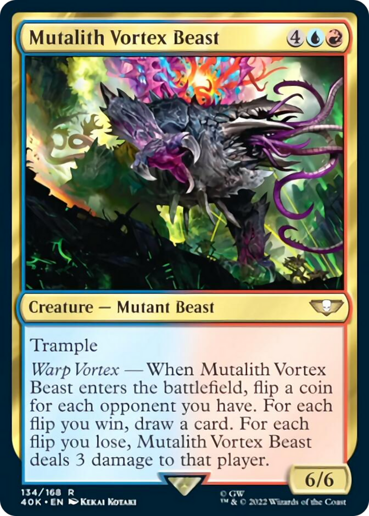 Mutalith Vortex Beast (Surge Foil) [Universes Beyond: Warhammer 40,000] | Black Swamp Games