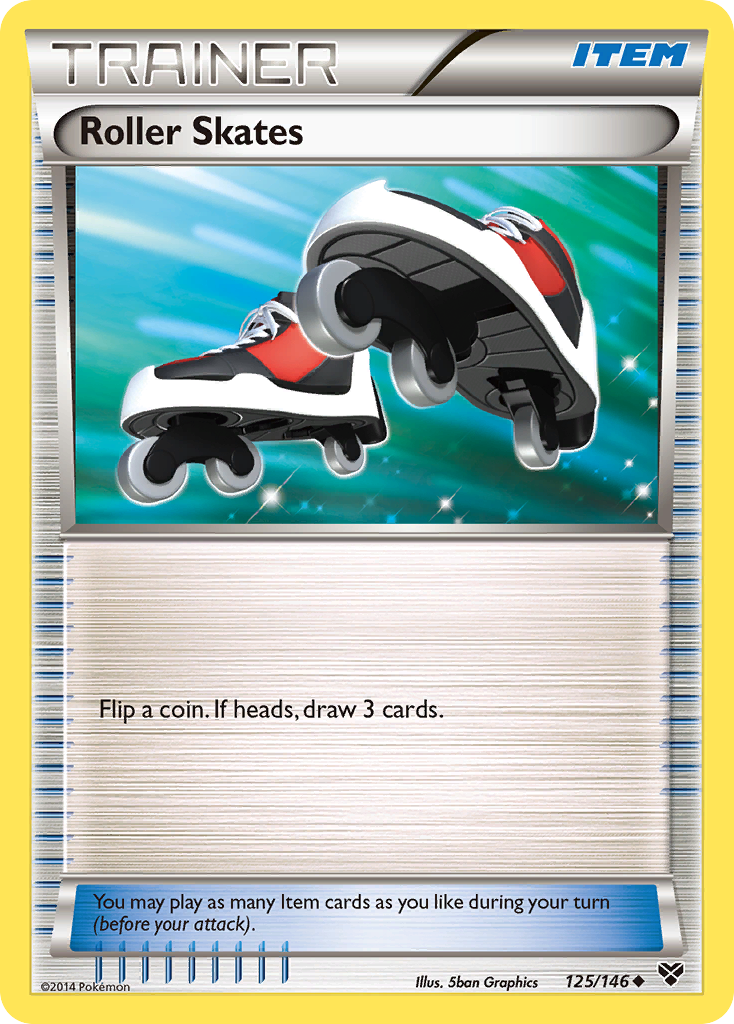 Roller Skates (125/146) [XY: Base Set] | Black Swamp Games