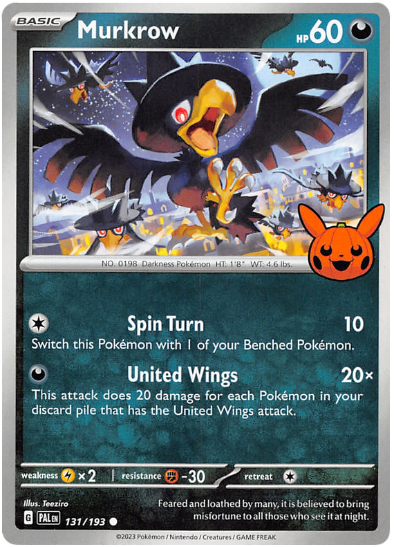 Murkrow (131/193) [Trick or Trade 2023] | Black Swamp Games