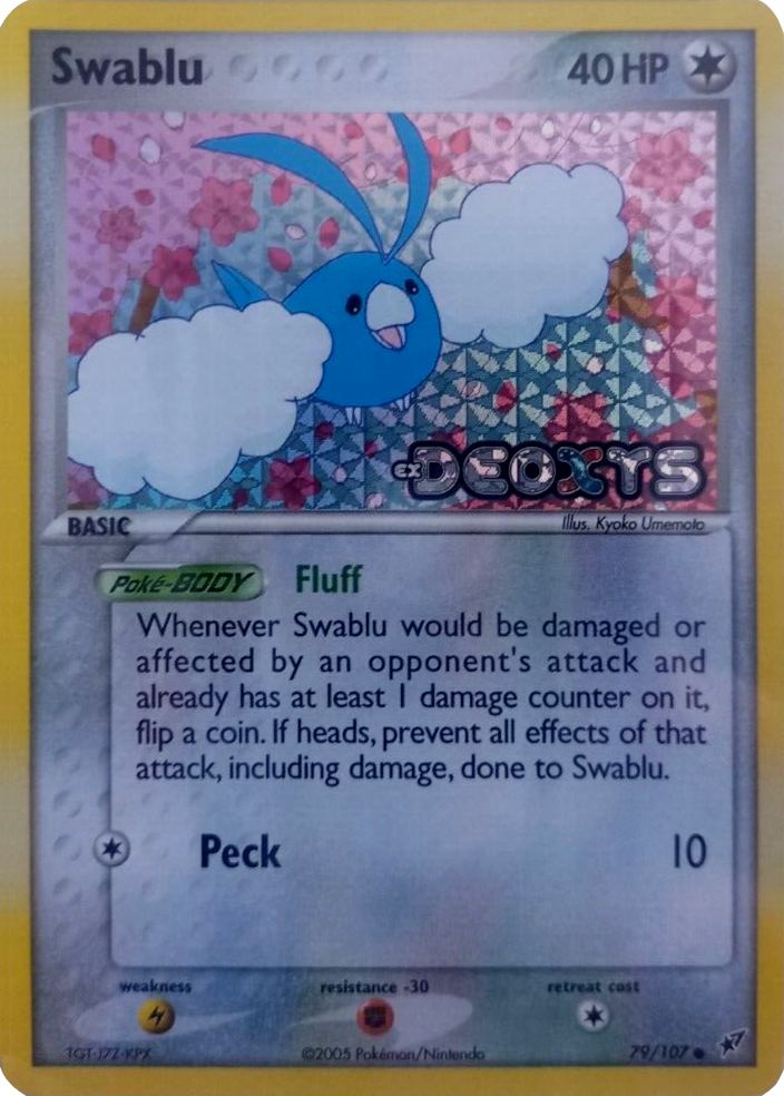 Swablu (79/107) (Stamped) [EX: Deoxys] | Black Swamp Games