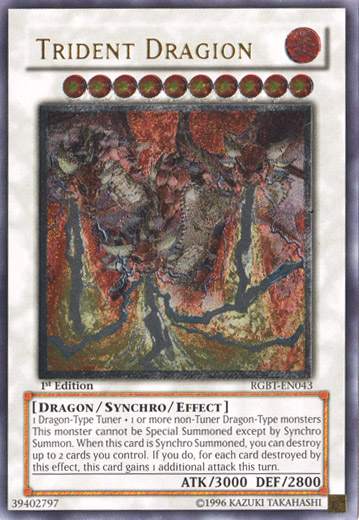 Trident Dragion [RGBT-EN043] Ultimate Rare | Black Swamp Games