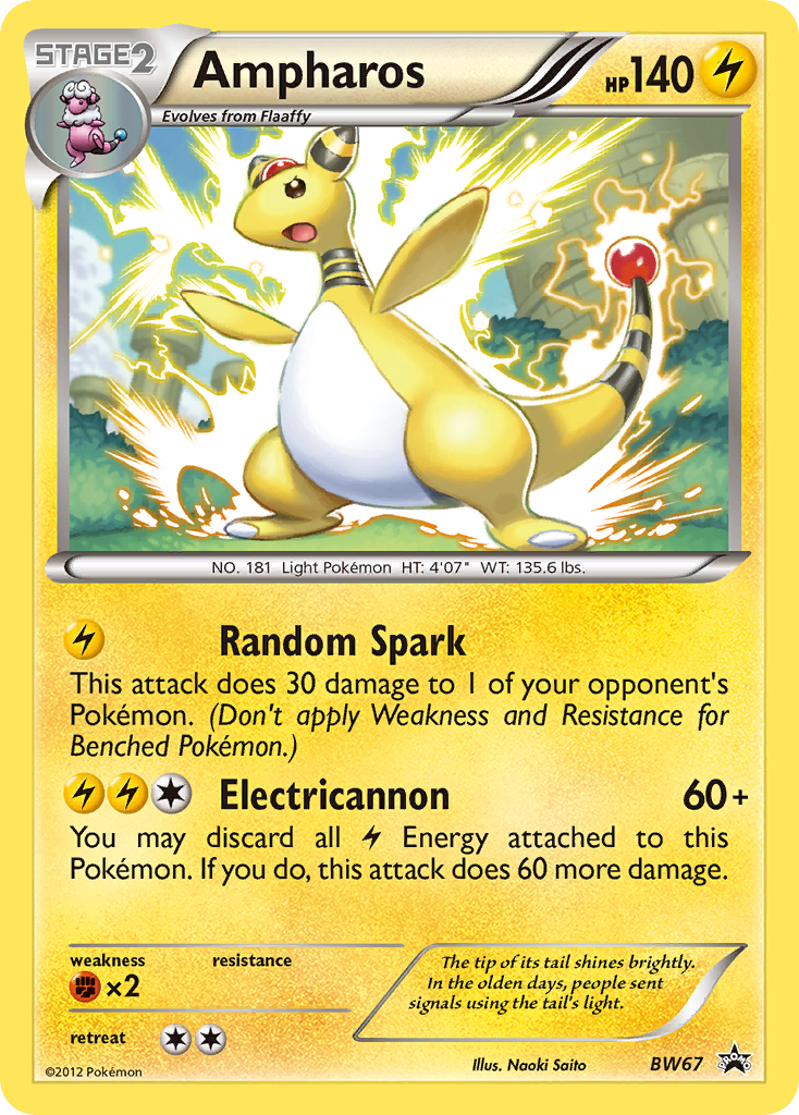 Ampharos (BW67) [Black & White: Black Star Promos] | Black Swamp Games