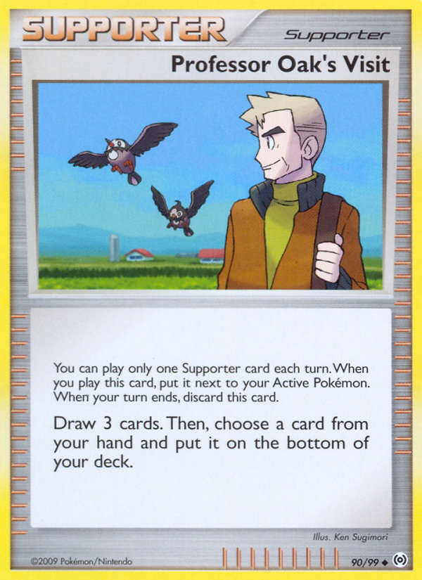 Professor Oak's Visit (90/99) [Platinum: Arceus] | Black Swamp Games