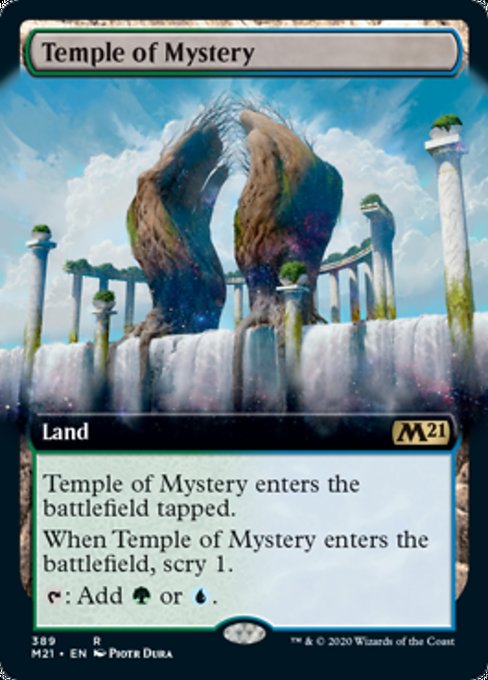 Temple of Mystery (Extended Art) [Core Set 2021] | Black Swamp Games