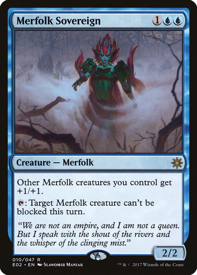 Merfolk Sovereign [Explorers of Ixalan] | Black Swamp Games