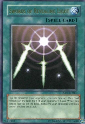 Swords of Revealing Light (Green) [DL09-EN013] Rare | Black Swamp Games