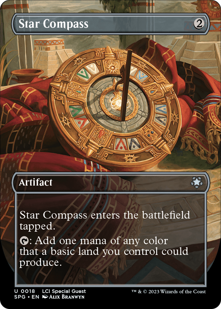 Star Compass (Borderless) [The Lost Caverns of Ixalan Special Guests] | Black Swamp Games