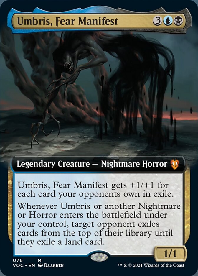 Umbris, Fear Manifest (Extended) [Innistrad: Crimson Vow Commander] | Black Swamp Games