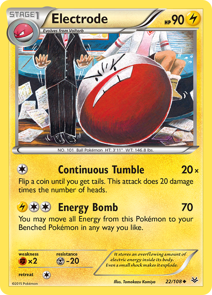 Electrode (22/108) [XY: Roaring Skies] | Black Swamp Games