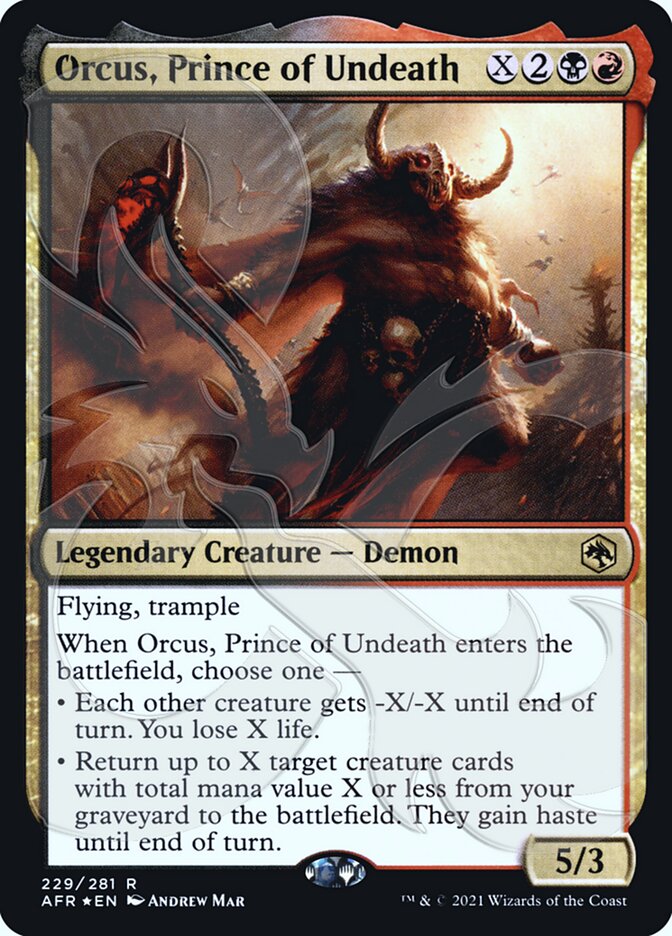 Orcus, Prince of Undeath (Ampersand Promo) [Dungeons & Dragons: Adventures in the Forgotten Realms Promos] | Black Swamp Games