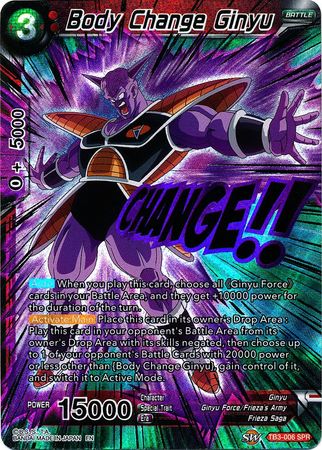 Body Change Ginyu (SPR) [TB3-006_SPR] | Black Swamp Games