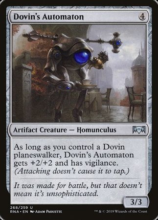 Dovin's Automaton [Ravnica Allegiance] | Black Swamp Games