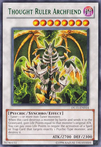 Thought Ruler Archfiend (Green) [DL11-EN014] Rare | Black Swamp Games