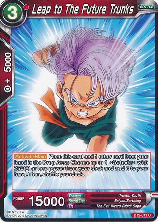 Leap to The Future Trunks [BT2-011] | Black Swamp Games