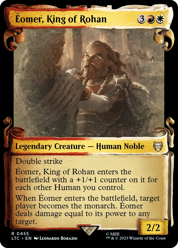 Eomer, King of Rohan [The Lord of the Rings: Tales of Middle-Earth Commander Showcase Scrolls] | Black Swamp Games