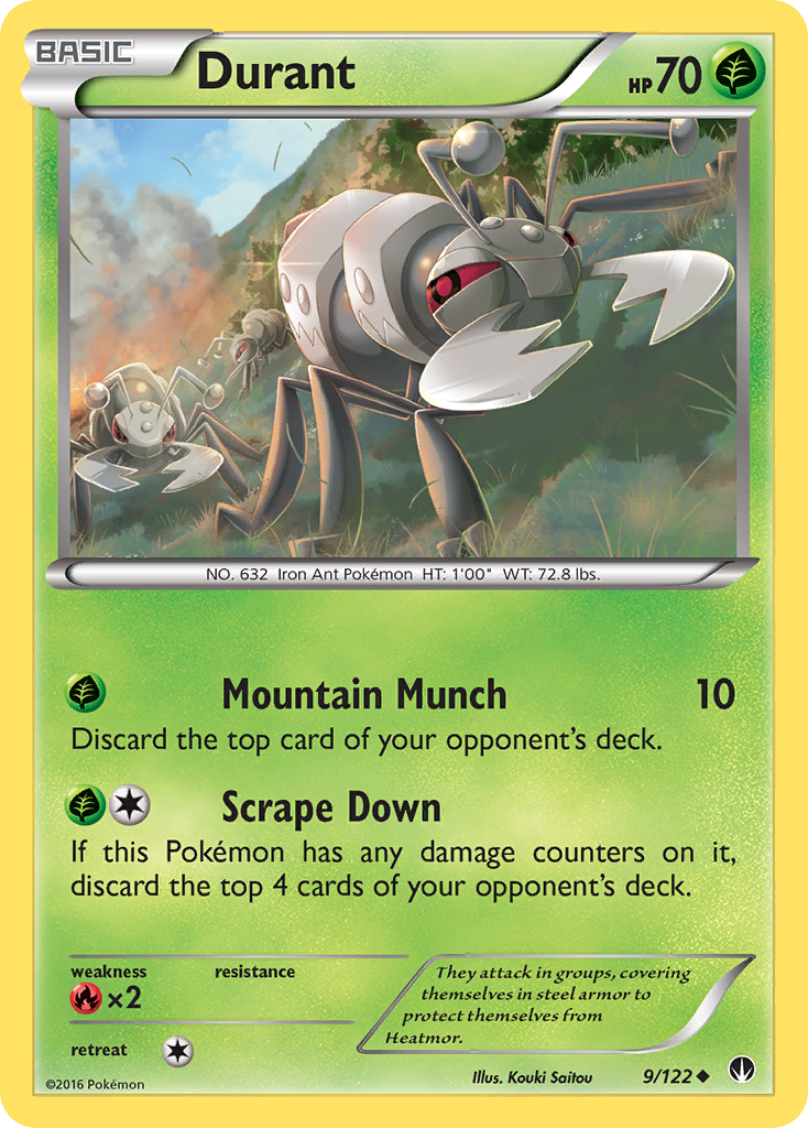 Durant (9/122) [XY: BREAKpoint] | Black Swamp Games