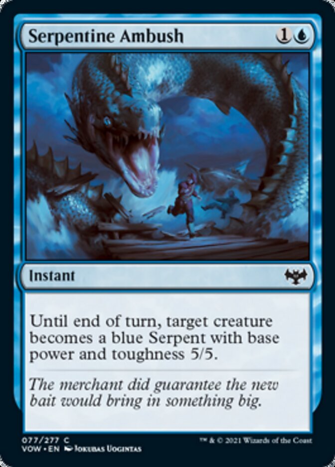Serpentine Ambush [Innistrad: Crimson Vow] | Black Swamp Games