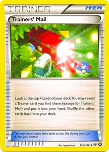 Trainers' Mail (92a/108) (Alternate Art Promo) [XY: Roaring Skies] | Black Swamp Games