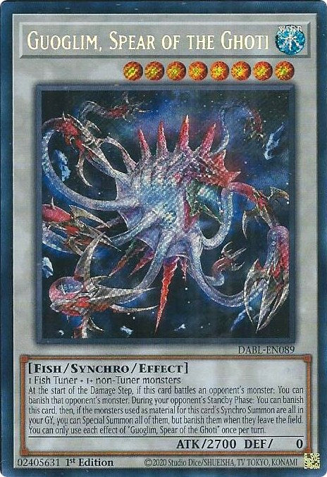 Guoglim, Spear of the Ghoti [DABL-EN089] Secret Rare | Black Swamp Games