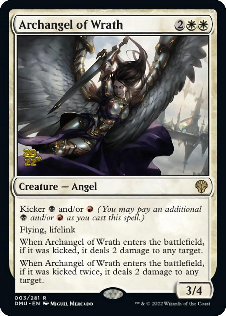 Archangel of Wrath [Dominaria United Prerelease Promos] | Black Swamp Games
