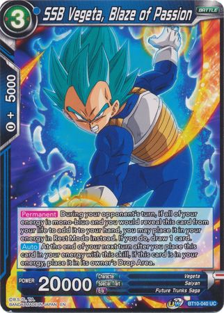 SSB Vegeta, Blaze of Passion [BT10-040] | Black Swamp Games