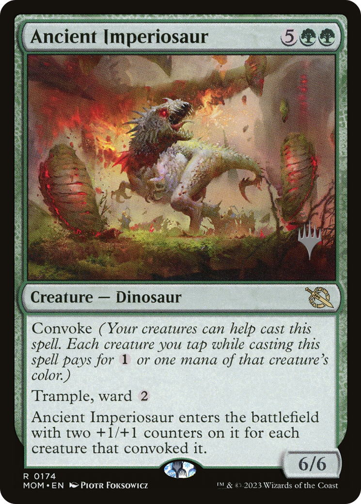 Ancient Imperiosaur (Promo Pack) [March of the Machine Promos] | Black Swamp Games