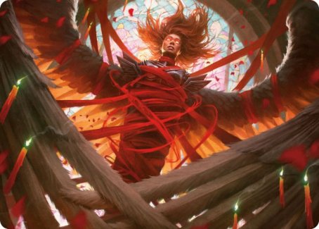 Sigarda's Imprisonment Art Card [Innistrad: Crimson Vow Art Series] | Black Swamp Games