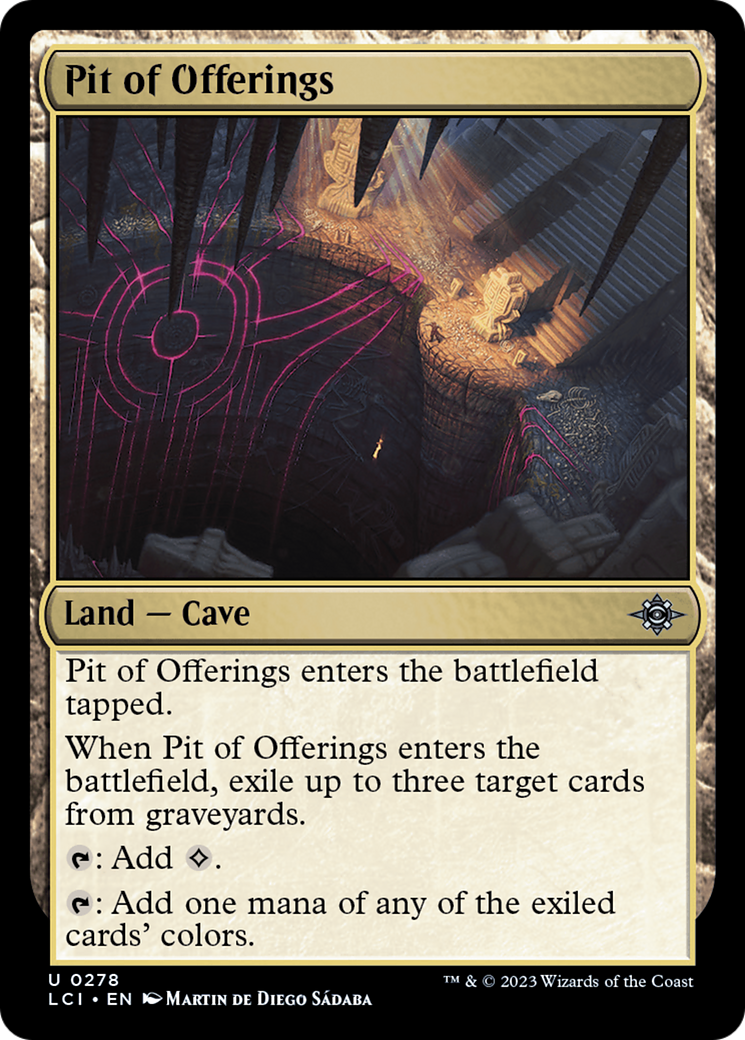 Pit of Offerings [The Lost Caverns of Ixalan] | Black Swamp Games