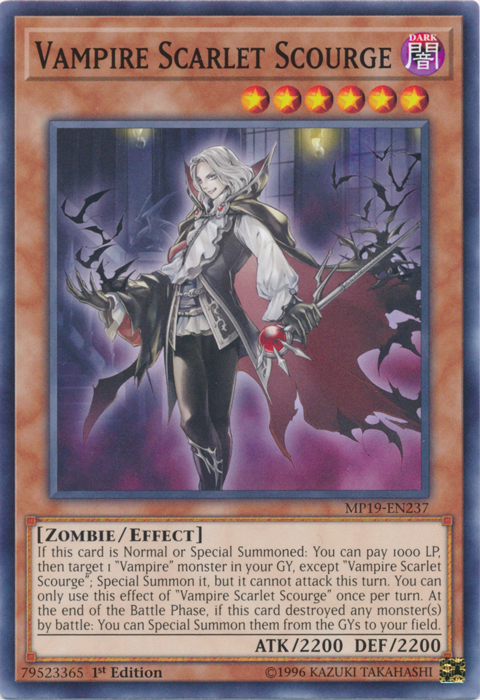 Vampire Scarlet Scourge [MP19-EN237] Common | Black Swamp Games