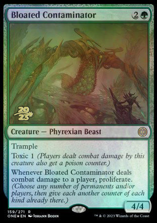 Bloated Contaminator [Phyrexia: All Will Be One Prerelease Promos] | Black Swamp Games