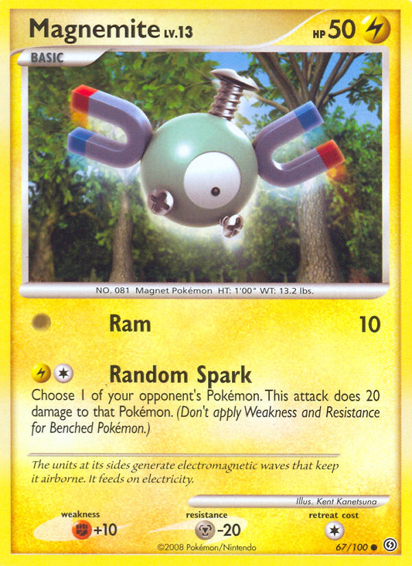 Magnemite (67/100) [Diamond & Pearl: Stormfront] | Black Swamp Games