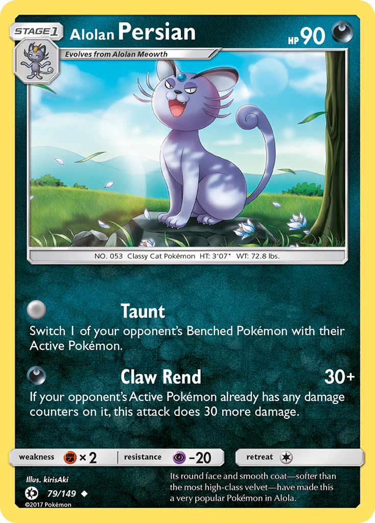 Alolan Persian (79/149) [Sun & Moon: Base Set] | Black Swamp Games