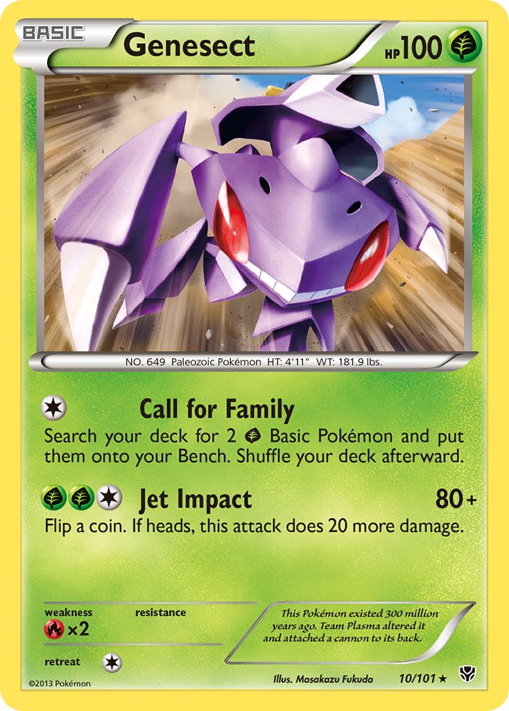 Genesect (10/101) (Theme Deck Exclusive) [Black & White: Plasma Blast] | Black Swamp Games