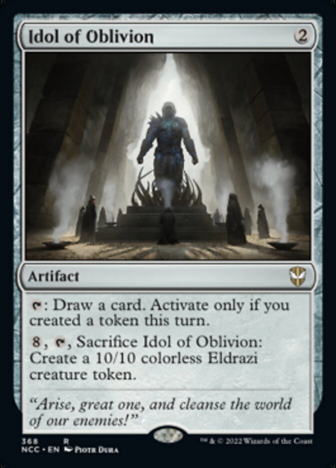 Idol of Oblivion [Streets of New Capenna Commander] | Black Swamp Games