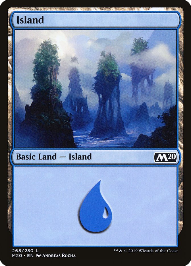 Island (#268) [Core Set 2020] | Black Swamp Games