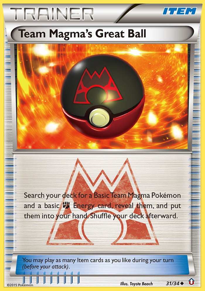 Team Magma's Great Ball (31/34) [XY: Double Crisis] | Black Swamp Games