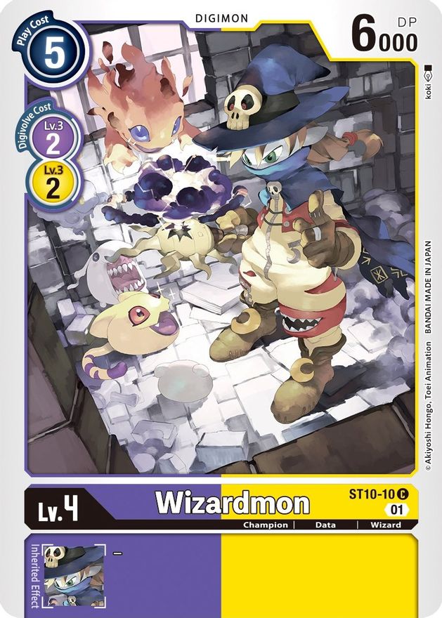Wizardmon [ST10-10] [Starter Deck: Parallel World Tactician] | Black Swamp Games