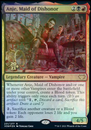 Anje, Maid of Dishonor [Innistrad: Crimson Vow Prerelease Promos] | Black Swamp Games